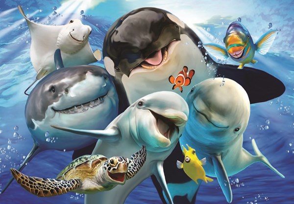 Anatolian (3585) - "Selfie under vandet" - 500 brikker puslespil