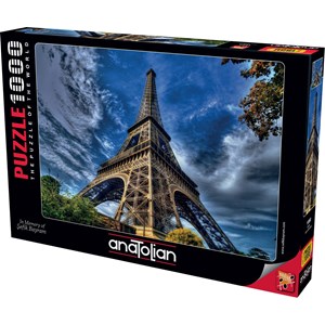 Anatolian (1080) - "Eiffel tårnet i Paris" - 1000 brikker puslespil