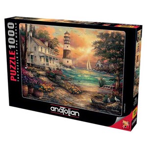 Anatolian (1075) - "Cottage by the Sea" - 1000 brikker puslespil