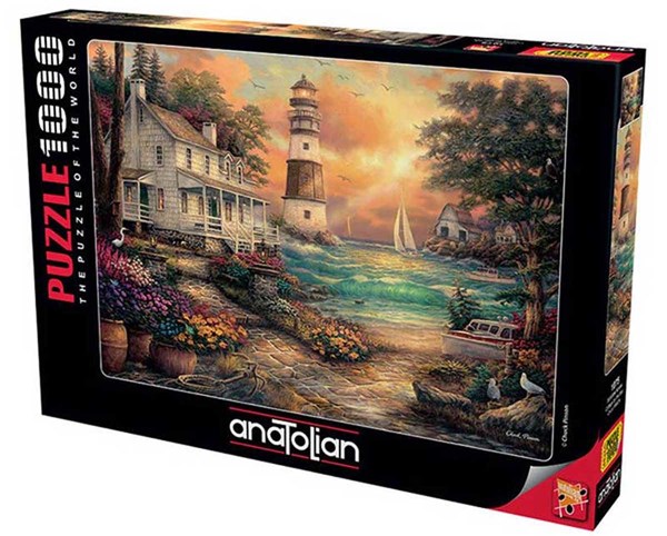 Anatolian (1075) - "Cottage by the Sea" - 1000 brikker puslespil