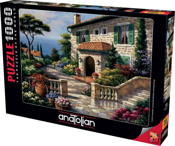 Anatolian (1076) - Sung Kim: "Villa Delle Fontana" - 1000 brikker puslespil