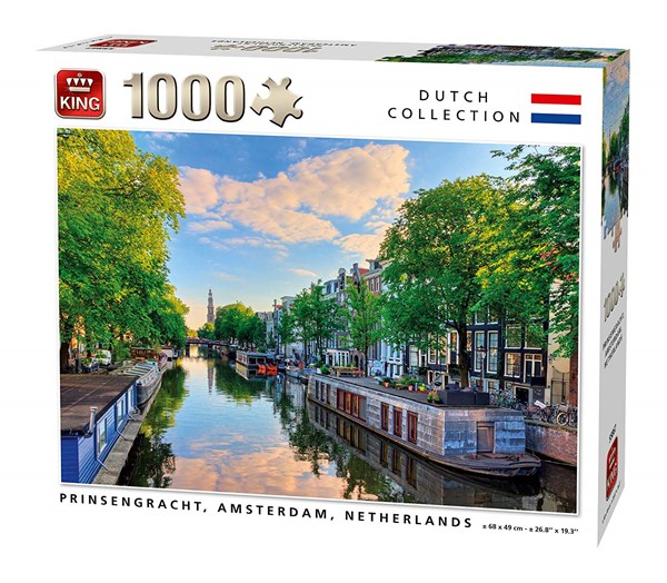 King International (55867) - "Prinsengracht Canal Amsterdam" - 1000 brikker puslespil