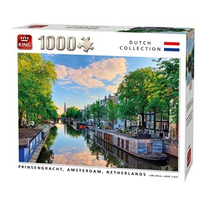 King International (55867) - "Prinsengracht Canal Amsterdam" - 1000 brikker puslespil