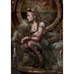 Grafika (01061) - Cris Ortega: "Inner Depths" - 1000 brikker puslespil