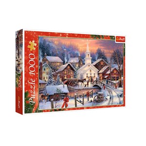 Trefl (10602) - "White Christmas" - 1000 brikker puslespil