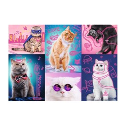 Trefl (10581) - "Cats" - 1000 brikker puslespil