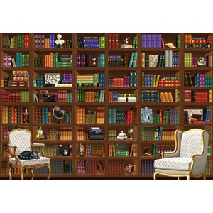 Bluebird Puzzle (70252) - "The Vintage Library" - 6000 brikker puslespil