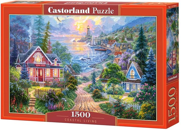 Castorland (C-151929) - "Coastal Living" - 1500 brikker puslespil