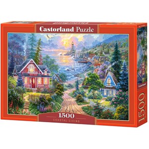Castorland (C-151929) - "Coastal Living" - 1500 brikker puslespil
