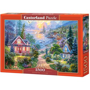 Castorland (C-151929) - "Coastal Living" - 1500 brikker puslespil