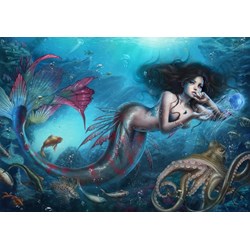 Grafika (01030) - Cris Ortega: "As Deep as my Song goes" - 1000 brikker puslespil