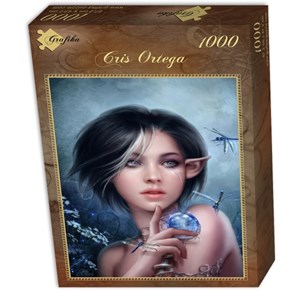 Grafika (00992) - Cris Ortega: "The Curse of the Dragonfly" - 1000 brikker puslespil