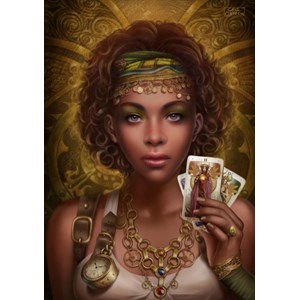 Grafika (01024) - "Let's see your Cards" - 1000 brikker puslespil