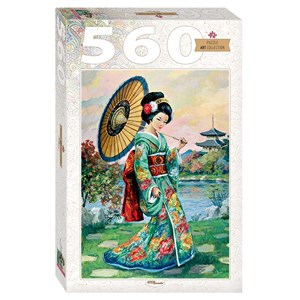 Step Puzzle (78109) - "Japanese Woman" - 560 brikker puslespil