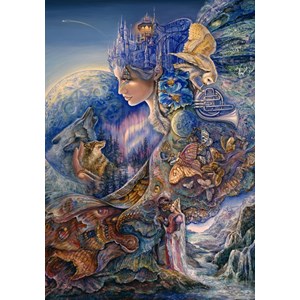 Grafika (00921) - Josephine Wall: "Once in a Blue Moon" - 1000 brikker puslespil