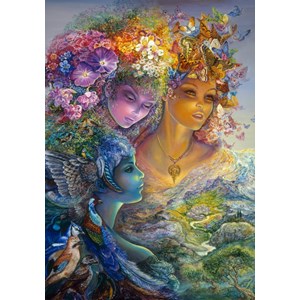 Grafika (00925) - Josephine Wall: "The Three Graces" - 1000 brikker puslespil