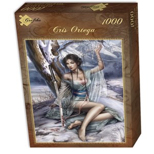Grafika (00946) - Cris Ortega: "Frozen" - 1000 brikker puslespil