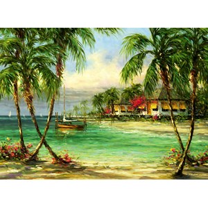 Anatolian (3616) - Martin Figlinski: "Barefoot Bungalow" - 500 brikker puslespil