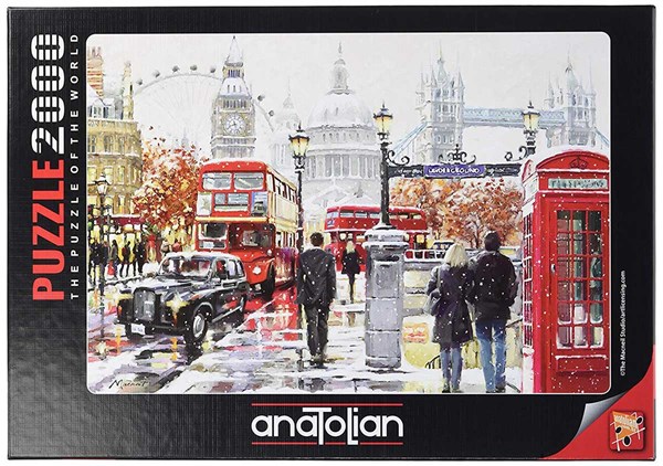 Anatolian (3937) - "Sne i London" - 2000 brikker puslespil