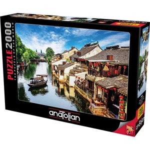 Anatolian (3945) - "Xitang Ancient Town" - 2000 brikker puslespil