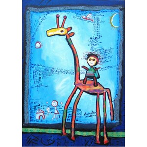 Grafika (00668) - Anne Poire, Patrick Guallino: "Toujours Elle" - 1000 brikker puslespil