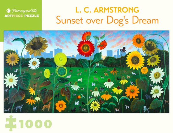 Pomegranate (aa1090) - L. C. Armstrong: "Sunset over Dog's Dream" - 1000 brikker puslespil