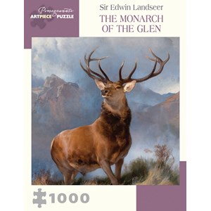 Pomegranate (aa1007) - Sir Edwin Landseer: "The Monarch of the Glen" - 1000 brikker puslespil