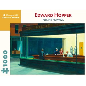 Pomegranate (aa1082) - Edward Hopper: "Nighthawks" - 1000 brikker puslespil