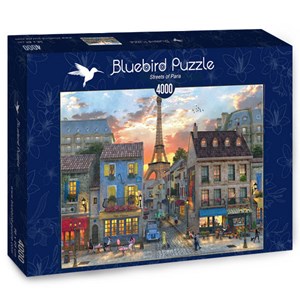 Bluebird Puzzle (70253) - Dominic Davison: "Streets of Paris" - 4000 brikker puslespil