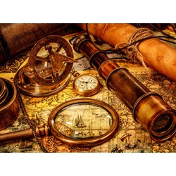 Grafika (01145) - "Vintage Travel" - 2000 brikker puslespil