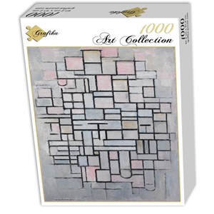 Grafika (01178) - Piet Mondrian: "Composition No.IV, 1914" - 1000 brikker puslespil