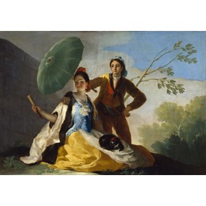 Grafika (01181) - Francisco Goya: "El Quitasol, 1777" - 1000 brikker puslespil