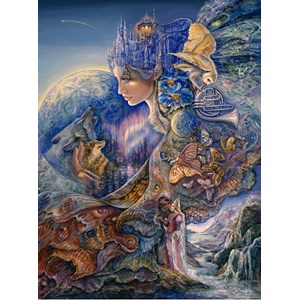 Grafika (00920) - Josephine Wall: "Once in a Blue Moon" - 2000 brikker puslespil