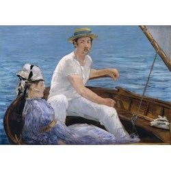 Grafika (01131) - Edouard Manet: "Boating, 1874" - 1000 brikker puslespil