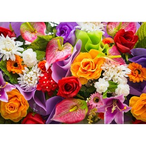 Grafika (01134) - "Artificial Bunch of Flowers" - 1000 brikker puslespil