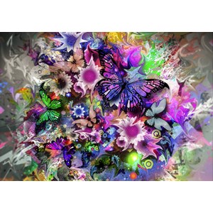 Grafika (01137) - "Butterflies" - 1000 brikker puslespil