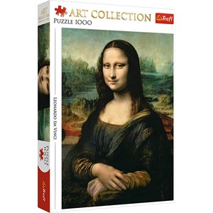 Trefl (10542) - Leonardo Da Vinci: "Mona Lisa" - 1000 brikker puslespil