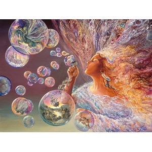 Grafika (00896) - Josephine Wall: "Bubble Flower" - 2000 brikker puslespil