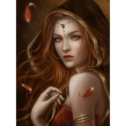 Grafika (00987) - Cris Ortega: "Red Path of Eternity" - 2000 brikker puslespil