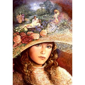 Grafika (01104) - Josephine Wall: "Grandmother's Hat" - 1000 brikker puslespil