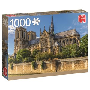 Jumbo (18528) - "Notre Dame de Paris" - 1000 brikker puslespil