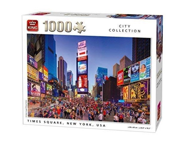 King International (05707) - "Times Square, New York" - 1000 brikker puslespil