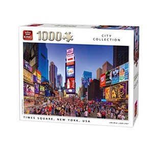 King International (05707) - "Times Square, New York" - 1000 brikker puslespil