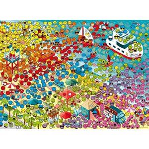 Nathan (87238) - "Smileys" - 500 brikker puslespil