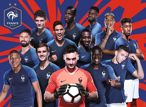 Nathan (87240) - "Fier d'Être Bleus!" - 500 brikker puslespil