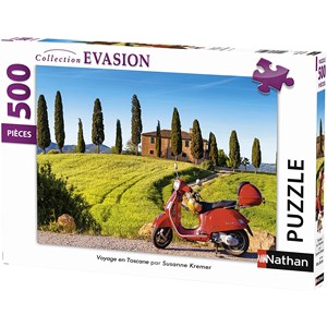 Nathan (87220) - "Travel in Tuscany" - 500 brikker puslespil