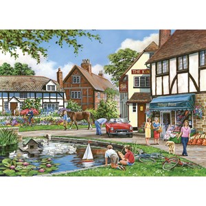 The House of Puzzles (4609) - "A Busy Day" - 1000 brikker puslespil