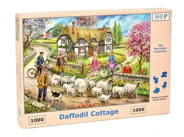 The House of Puzzles (4647) - "Daffodil Cottage" - 1000 brikker puslespil