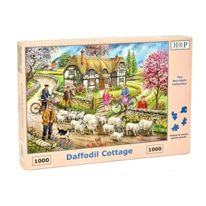 The House of Puzzles (4647) - "Daffodil Cottage" - 1000 brikker puslespil