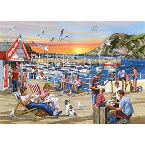 The House of Puzzles (4654) - "Fish & Chips" - 1000 brikker puslespil